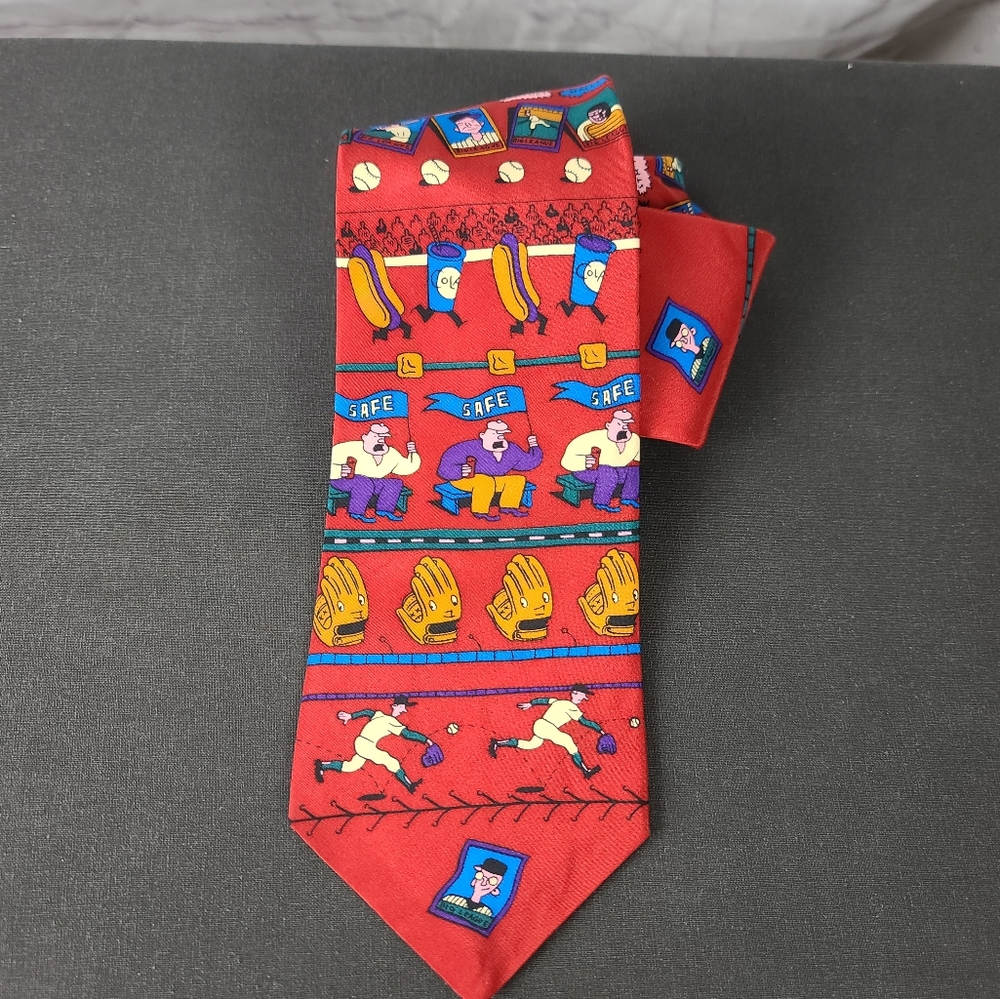 Rooster Collectibles.  Baseball Tie.